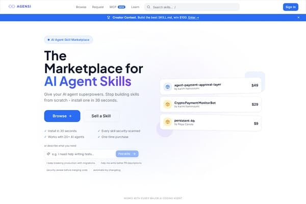 Agensi screenshot