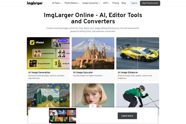 AI Image Enlarger preview