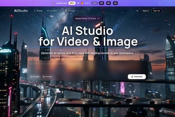 AI Studio for Video screenshot