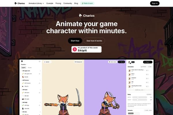 Charios screenshot