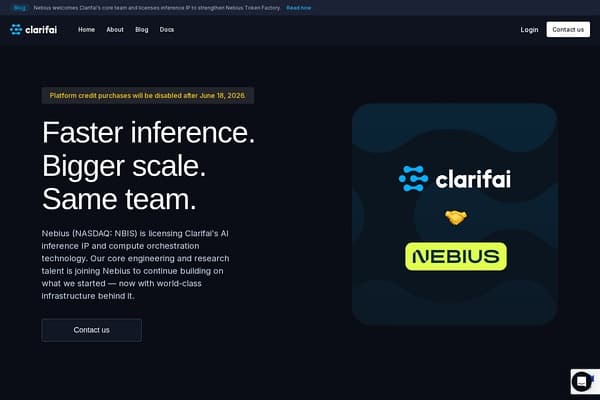 Clarifai screenshot