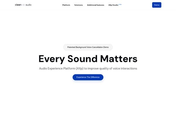 CleanAudio AI preview