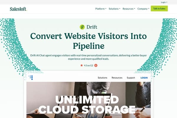 Conversational AI by Drift preview