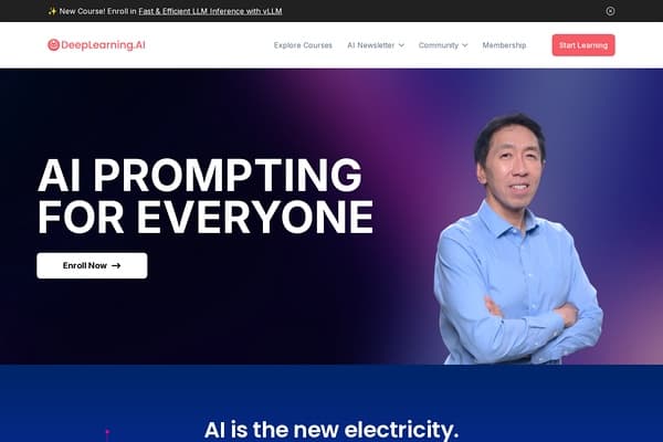DeepLearning.AI screenshot
