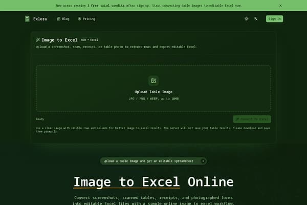Exlora screenshot