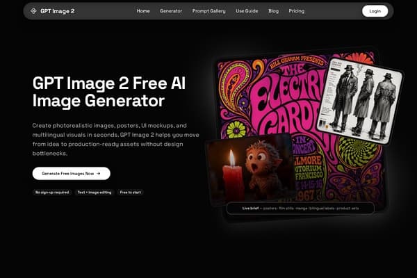 GPT Image 2 AI Image Generator screenshot