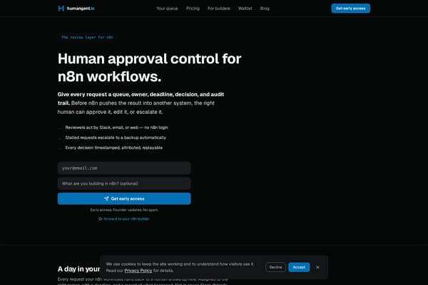 Humangent screenshot
