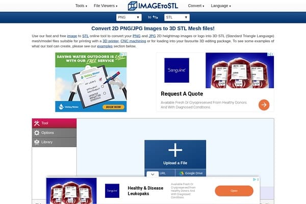 Image to STL screenshot