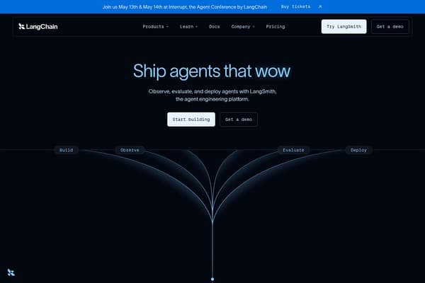 Langchain screenshot