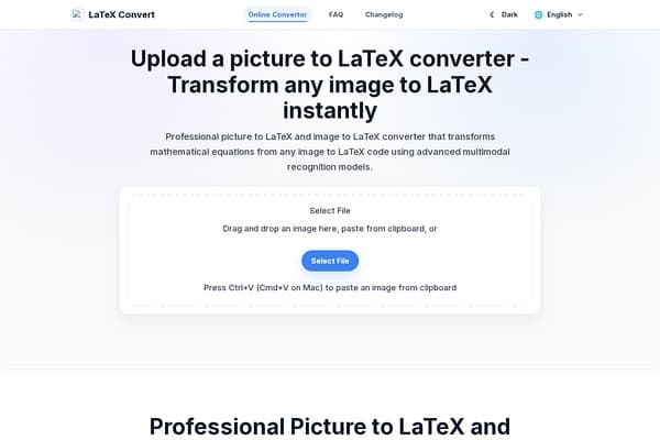 LatexConvert screenshot