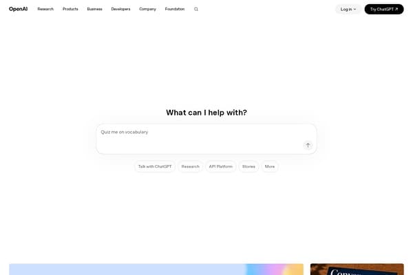 OpenAI screenshot