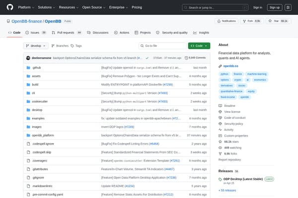 OpenBB screenshot