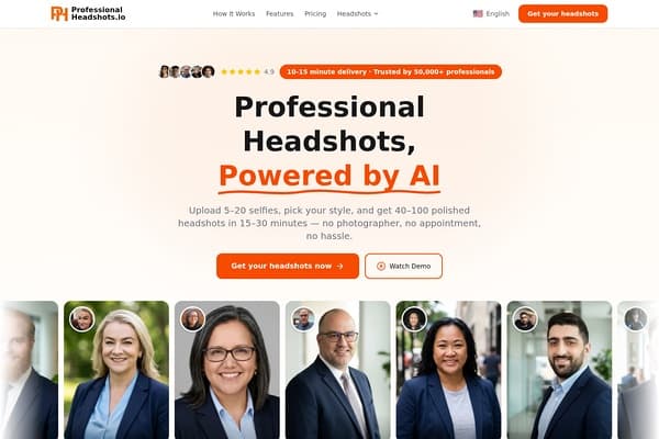 ProfessionalHeadshot.io preview