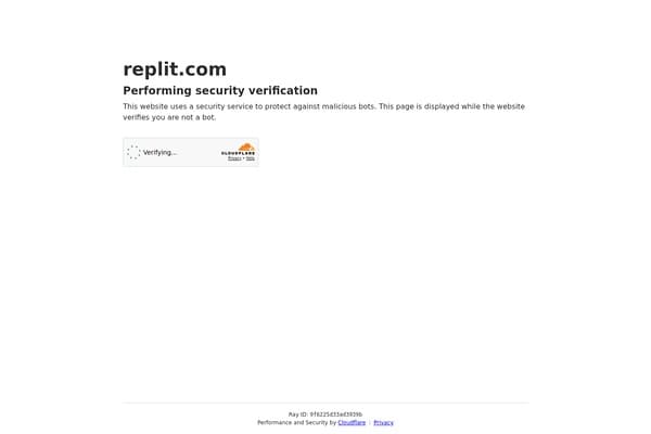 Replit AI screenshot