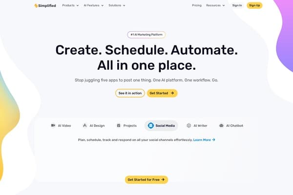 Simplified preview