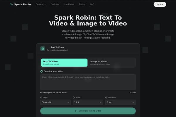 Spark Robin screenshot