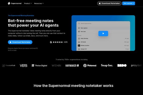 Supernormal App screenshot