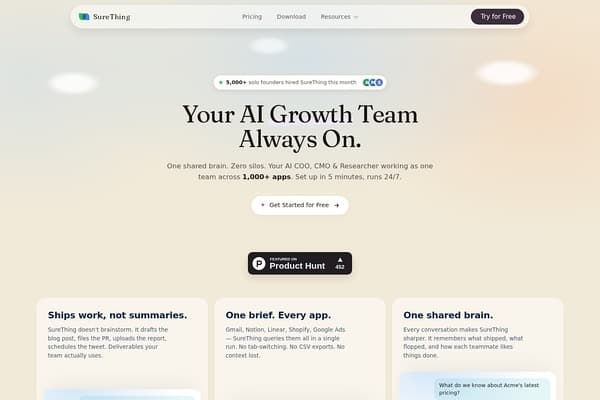 SureThing.io - "OpenClaw" for Beginners screenshot