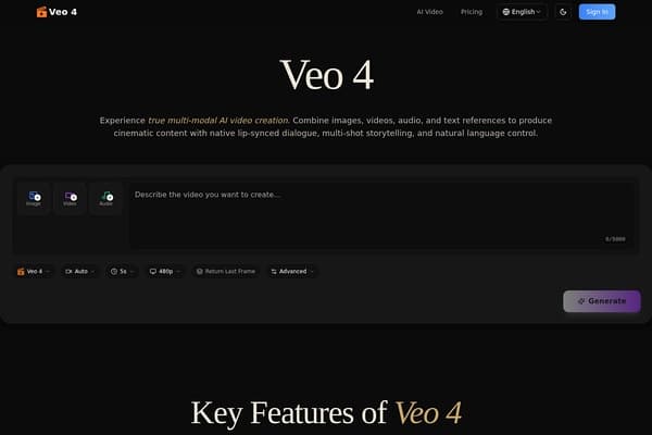 Veo 4 screenshot