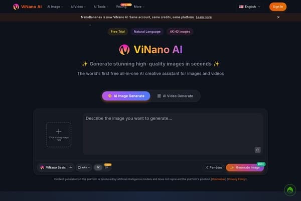 ViNano AI screenshot