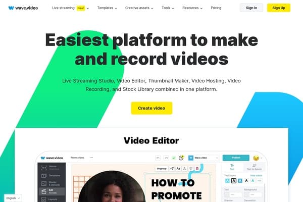 Wave.video preview